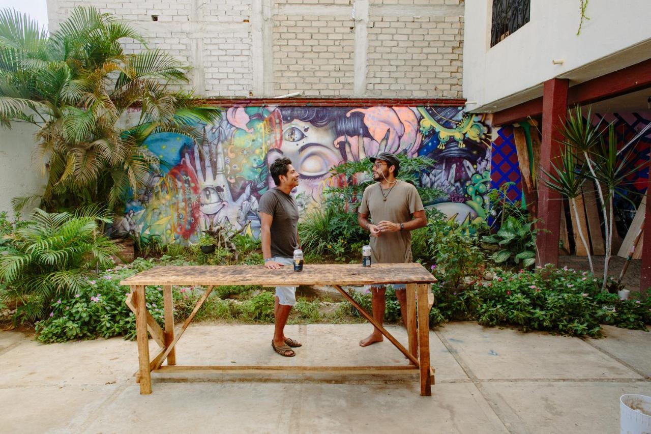 Residencia Artistica Pansiyon Puerto Escondido  Dış mekan fotoğraf